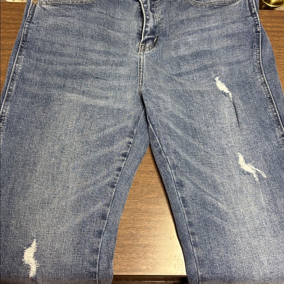 KanCan Miranda Distressed Ultra High Flare sz 28 - Picture 14 of 16